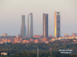 Anochecer en Madrid desde el Cielo de Urrechu de Pozuelo de Alarcón