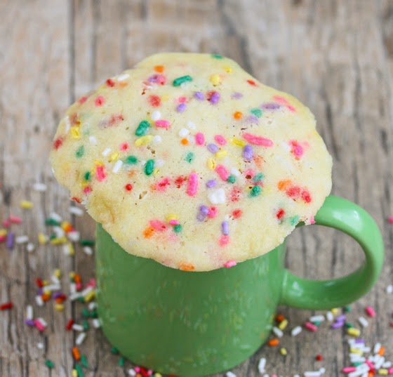 photo of Microwave Sprinkles Sugar Cookie