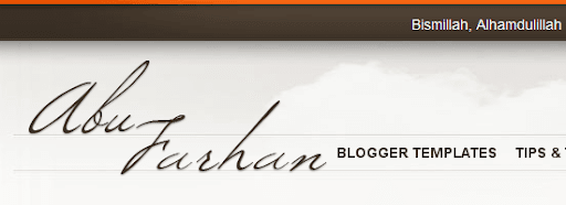 Blogger Tips and Blogger Templates, Abu Farhan