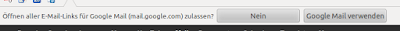 Google Mail als Default Mailer