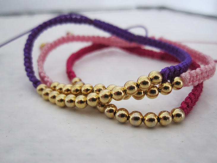 Elegant Colourful Macrame Bracelets | so resourceful