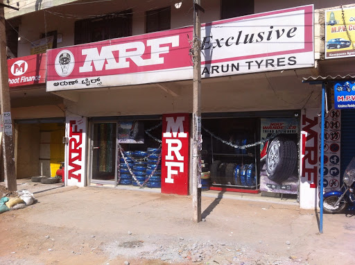 MRF Arun Tyres, Service Rd, Konappana Agrahara, Electronic City, Bengaluru, Karnataka 560100, India, Tyre_Manufacturer, state KA