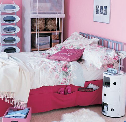 Найдено решение для узкой спальни интерьер розовой спальни