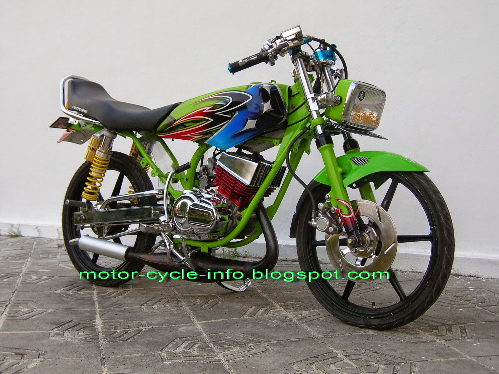 Modifikasi Supra X 125 Striping Standar