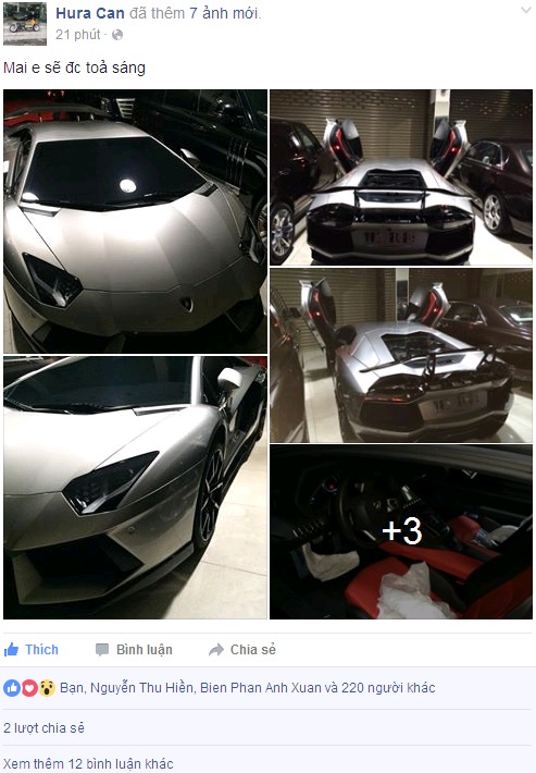 Có vẻ như Lamborghini Aventador DMC đã về đến Sài Gòn