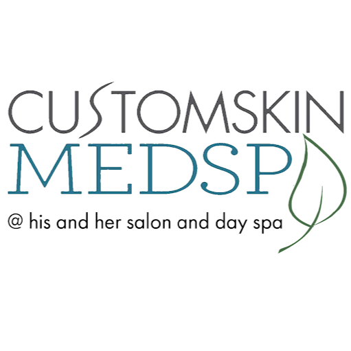 Custom Skin Medspa @ His & Her Salon & Day Spa logo