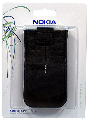 NOKIA CP-505 原廠格紋手持直式手機套