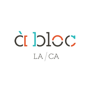 a bloc LA - coffee / food / love logo