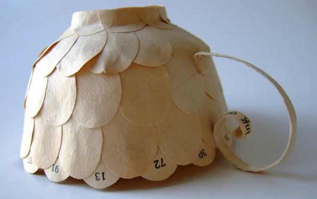 Recycled Paper Tea Cups by Cecilia Levy Recycled Paper Tea Cups by Cecilia Levy