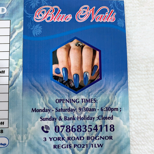 Blue Nails Bognor Regis logo