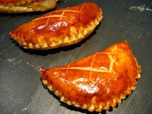 : These are small apple turnovers 