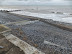 Damaged concrete groynes at Sheringham