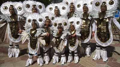 Los Búhos, grupo del concurso de disfraces en Pozoblanco en 2014 que sorprendió mucho. Foto: Pozoblanco News, las noticias y la actualidad de Pozoblanco (Córdoba), a 1 click. Prohibido su uso y reproducción * www.pozoblanconews.blogspot.com