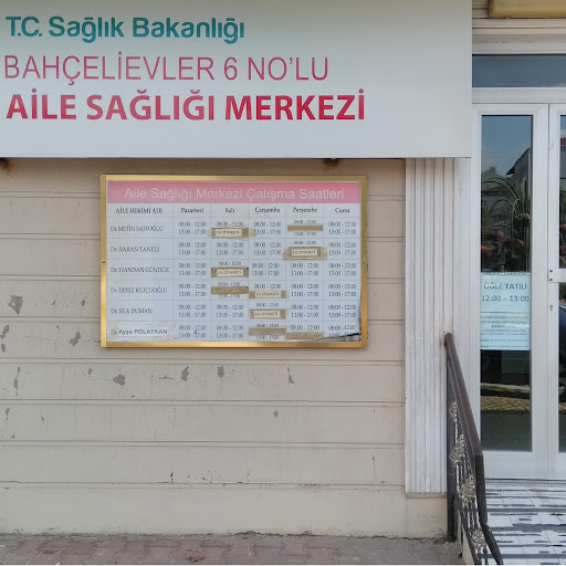 Bahçelievler 6 No'lu Aile Sağlığı Merkezi logo