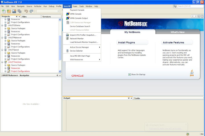 Java Menu