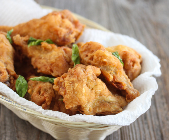 photo of a basket of Fried Chicken Wings