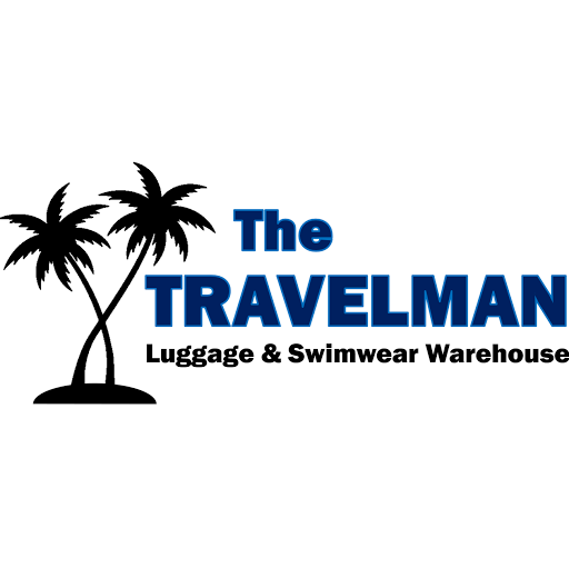 The Travelman Luggage & Swimwear Warehouse logo