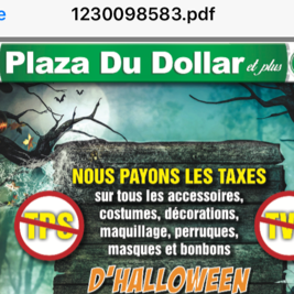 plaza du dollar et plus