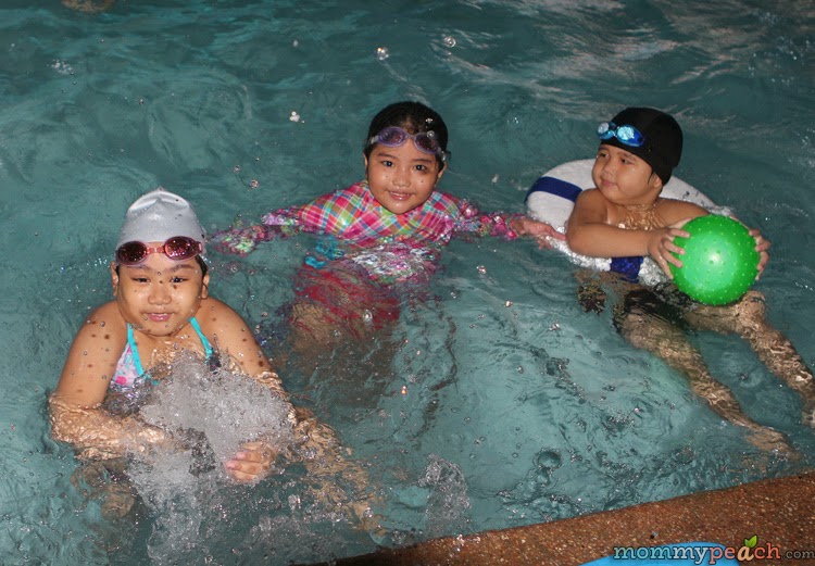 Ykaie's Swimming Lessons 2014 - Mommy Peach