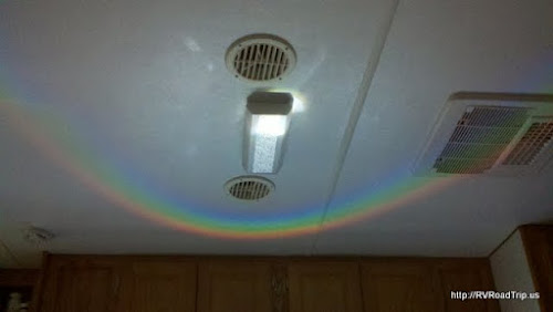 An indoor rainbow.