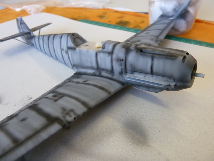 Bf-109 E-3 Tamiya 1/48 - Reforma pintura P1020457