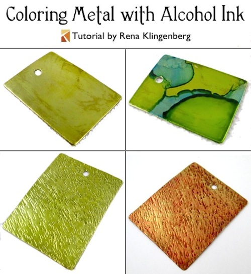 Coloring Metal With Alcohol Ink by Jewelry Making Journal
