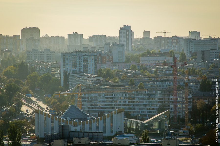 Киев с 19-го этажа