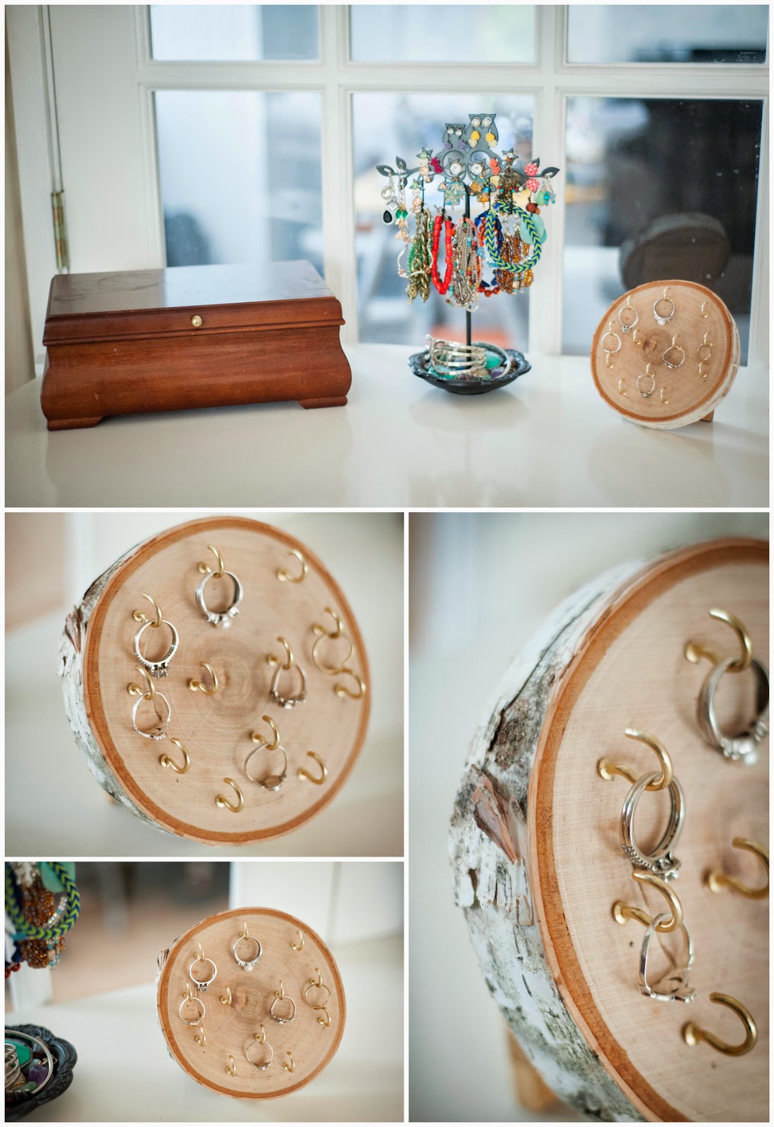 DIY Wood Round Ring Holder on Diane's Vintage Zest!