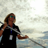 BRASILIA-BRA-May 31, 2013-Marit Stromoy Team Nautica at the Technical Scrutineering for the UIM F1 H2O Grand Prix of Brazil in Paranoà Lake. The 1th leg of the UIM F1 H2O World Championships 2013. Picture by Vittorio Ubertone/Idea Marketing