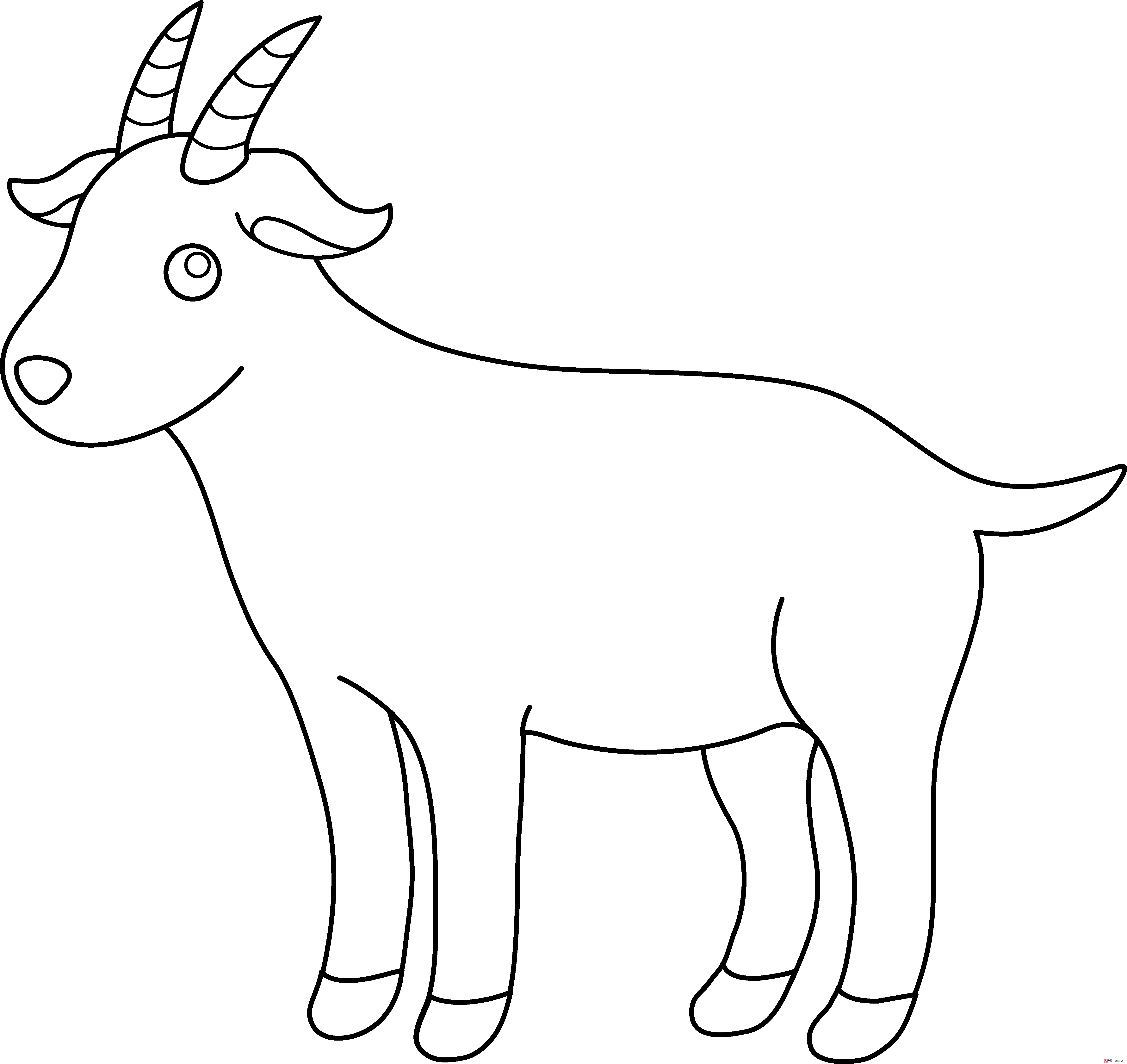 Cách vẽ con dê đơn giản  How to draw a goat  YouTube