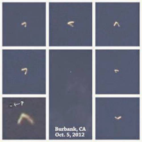 Ufo Photographed Over Burbank California