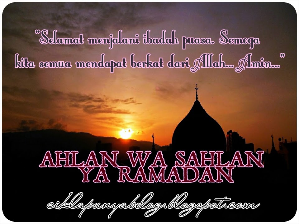 Selamat Berpuasa! Nota Cikla