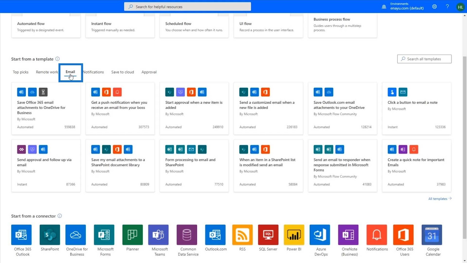 Power Automate Template