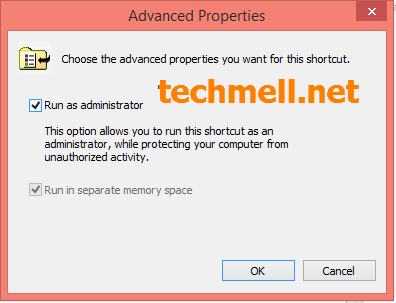 Advanced Properties (Command Prompt) in Win 8.1