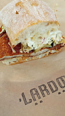 Chefwich #3 with Lardo and Gregory Gourdet of Departure: Chicken Tonkatsu yuzu jalapeno slaw, Japanese pickles, and sweet vinegar mayo