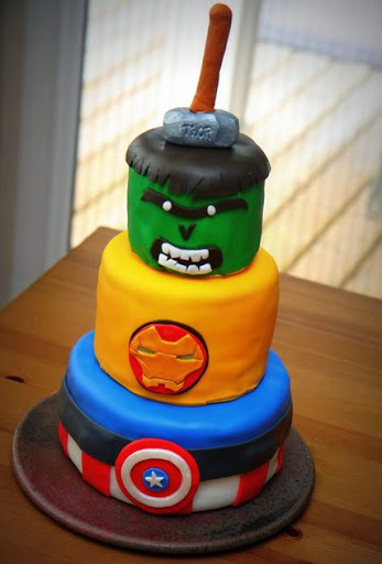 Avengers Birthday Cakes