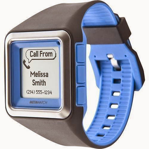  MetaWatch STRATA - Olympian Blue Smartwatch (MW3003) for iPhone and Android