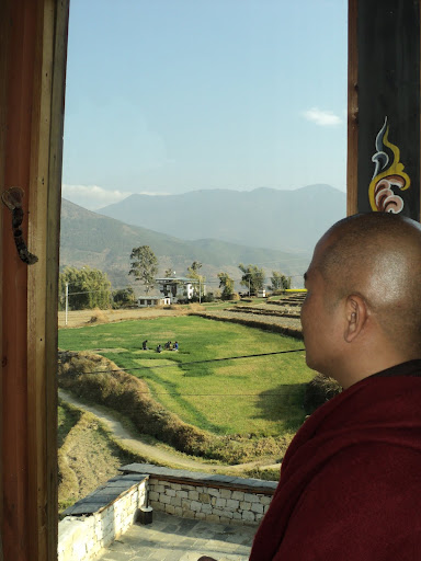Ký sự chuyến hành hương Bhutan đầu xuân._Bodhgaya monk (Văn Thu gởi) DSC06745