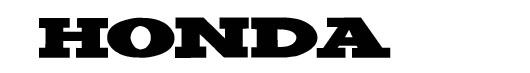 Hondafont font logo HONDA