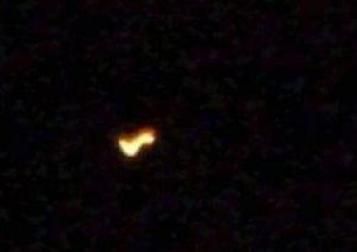 5 Orange Colored Lights In The Sky Flying Over Columbus Ohio