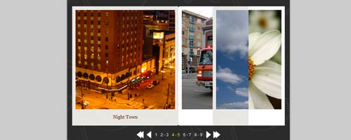  jQuery Flipbook Slider