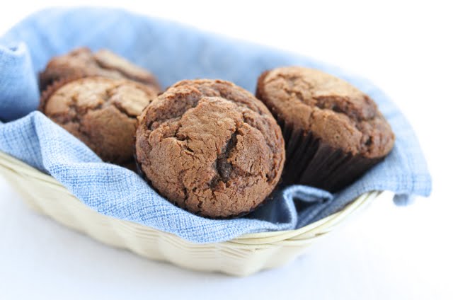 close-up photo of a Chocolate Espresso Muffin