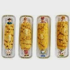  Harold Import 43206 Glass Corn Dish, 8.5