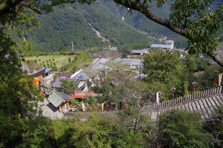 熊野那智大社からの景色