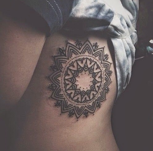 geometric sun tattoos