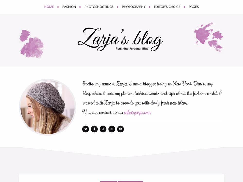 zarja-wordpress-blog-teması