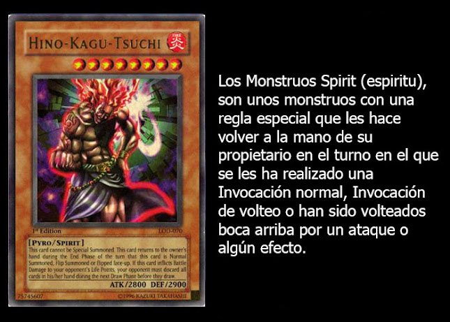 Clase #1 slifer (Lo básico del juego) Monstruos+espiritu