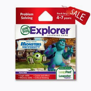 LeapFrog Disney Pixar Monsters University Learning Game (works with LeapPad Tablets, LeapsterGS, and Leapster Explorer)