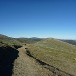 Main Range track looking down to the top of the Blue Lake track (268079)