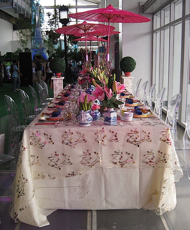 sample table setup at the Philippine Wedding Summit